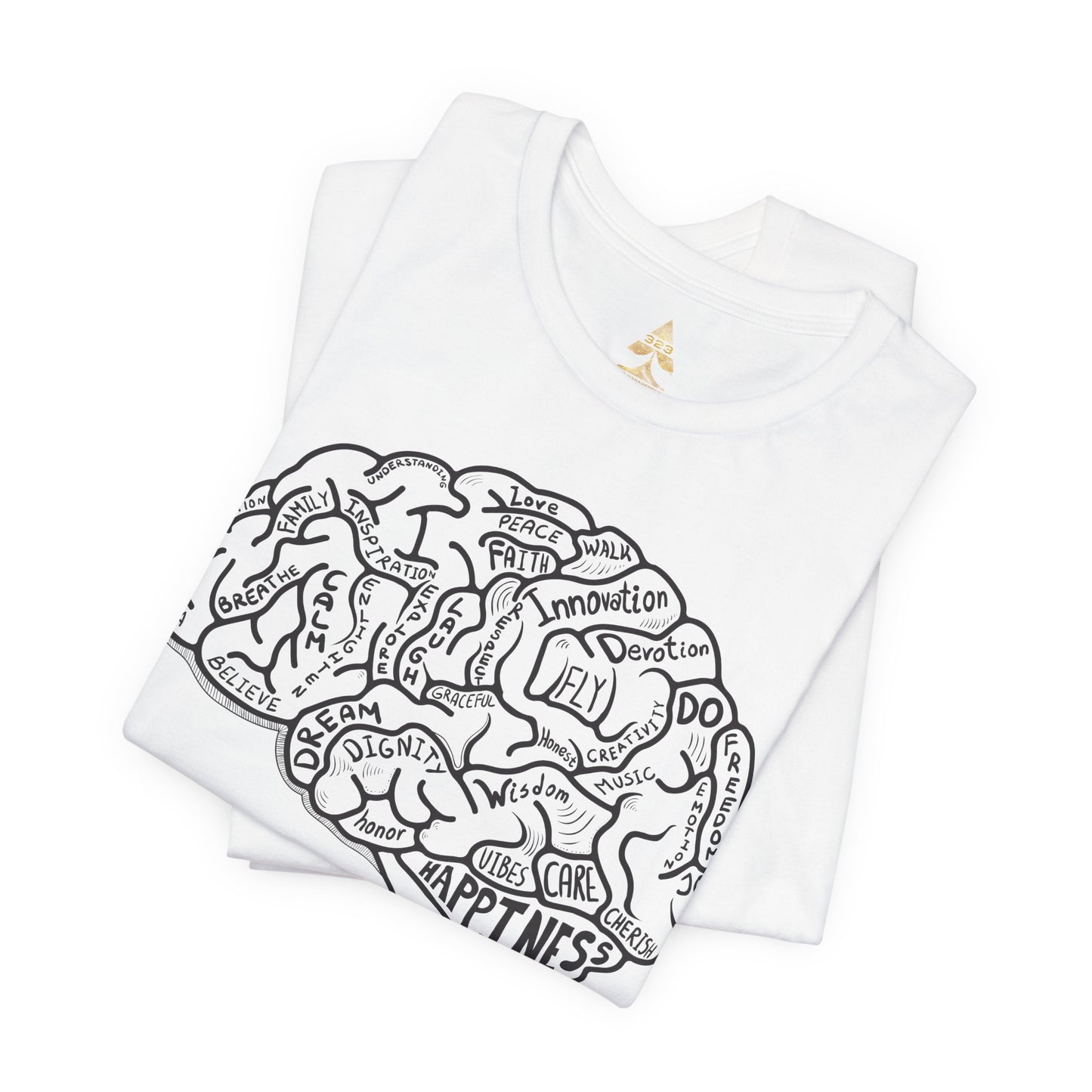 Positive Mind Classic Tee - White