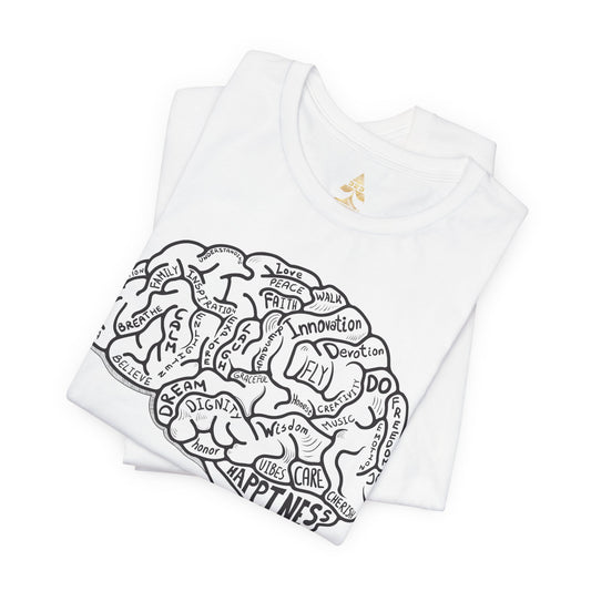 Positive Mind Classic Tee - White