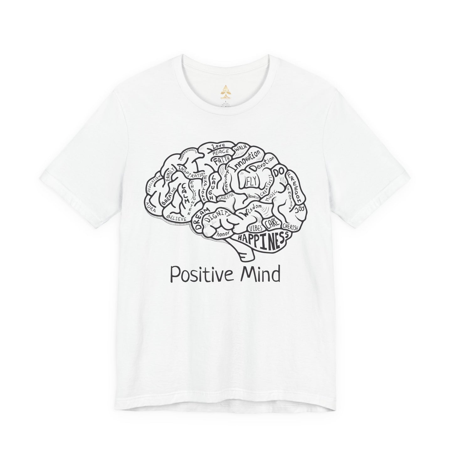 Positive Mind Classic Tee - White