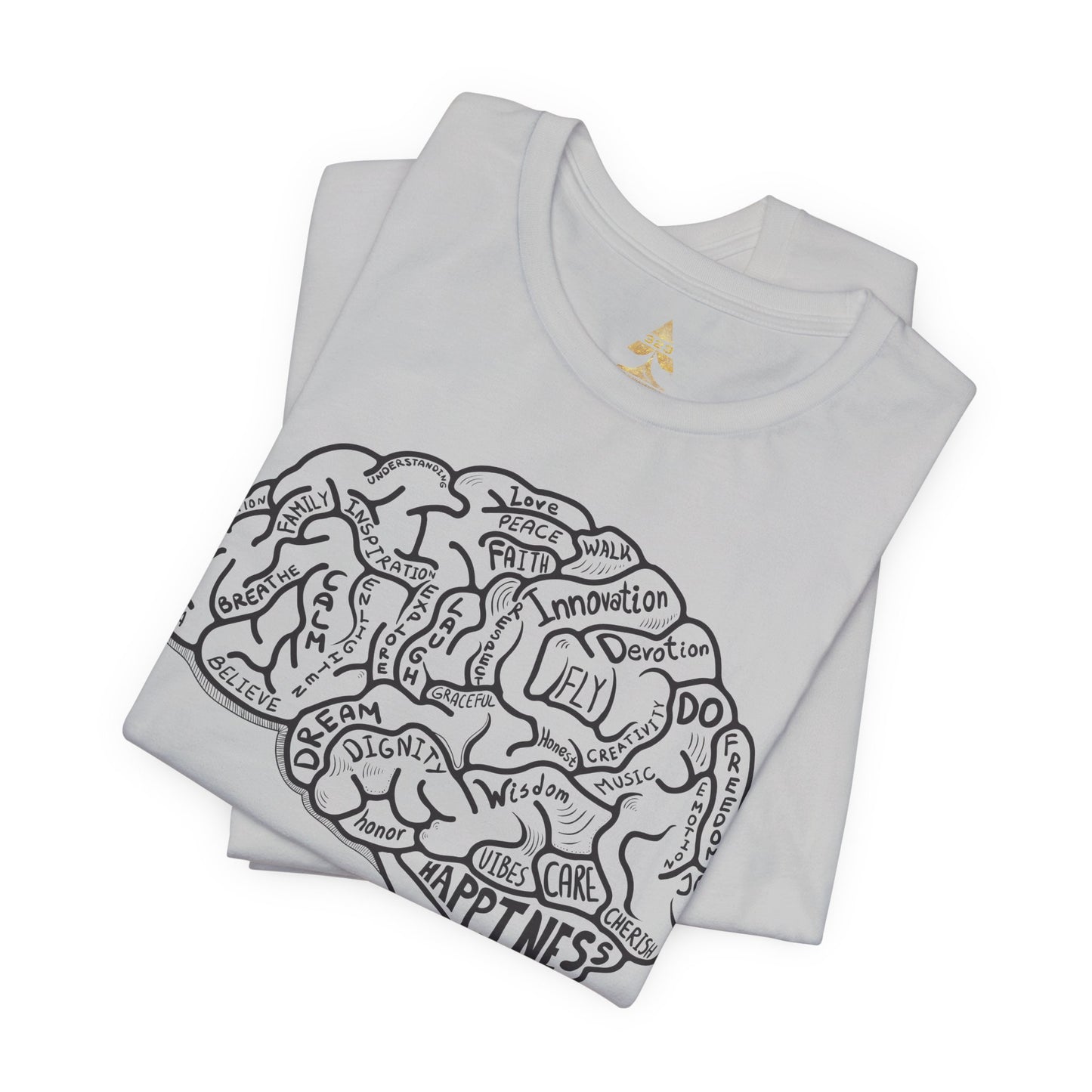 Positive Mind Classic Tee - Gray