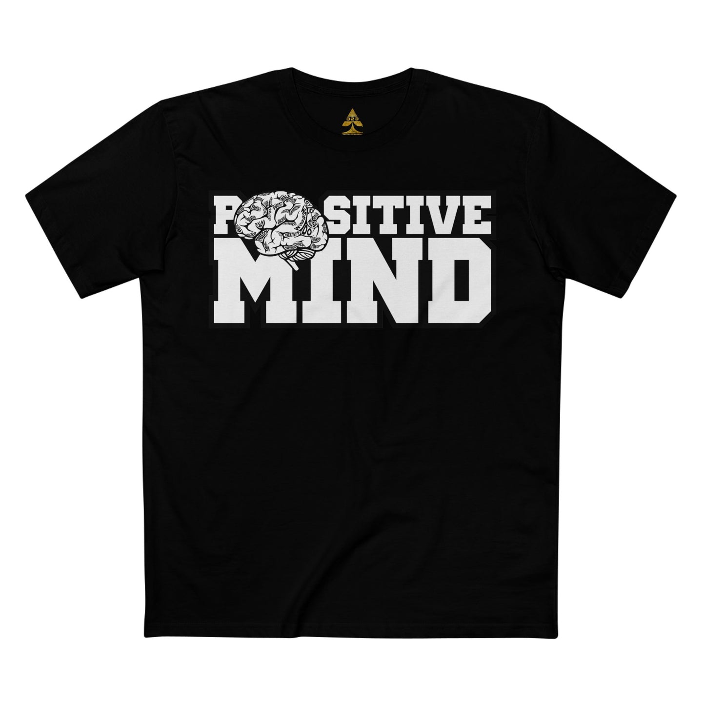 Positive Mind Varsity Tee - Black