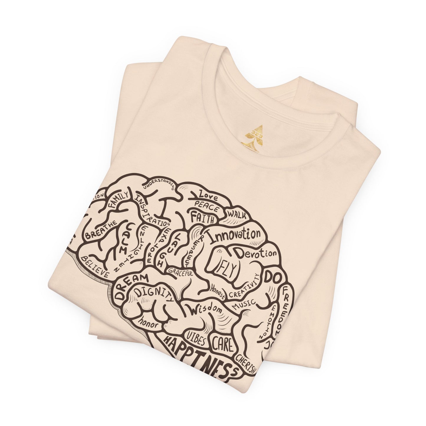 Positive Mind Classic Tee - Cream