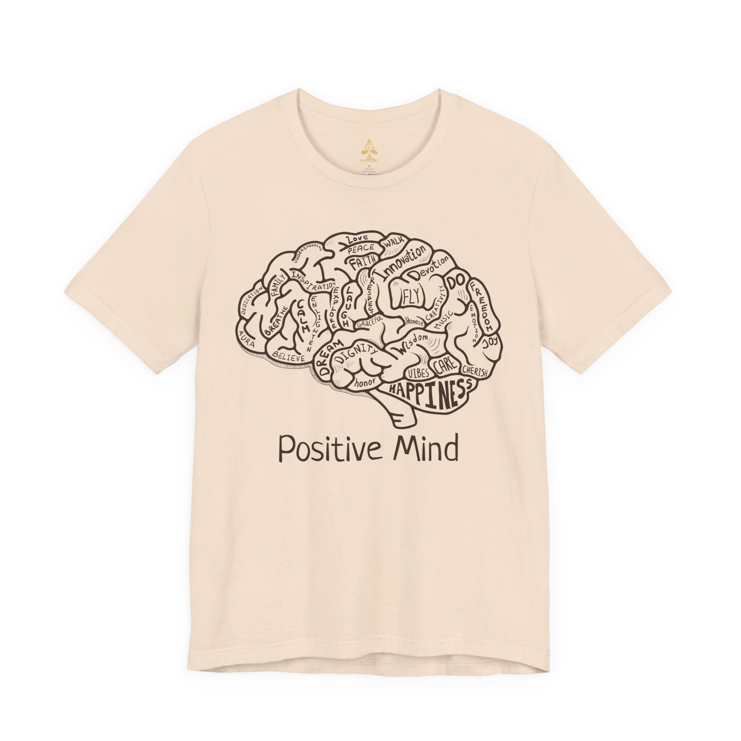 Positive Mind Classic Tee - Cream