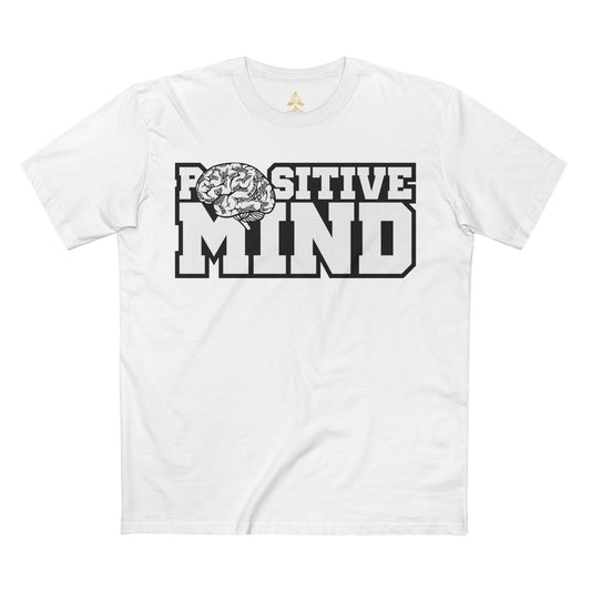 Positive Mind Varsity Tee - White