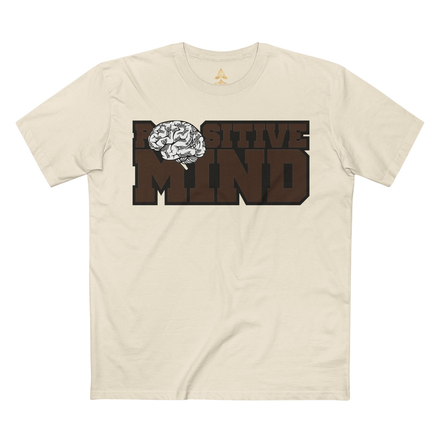 Positive Mind Varsity Tee - Cream