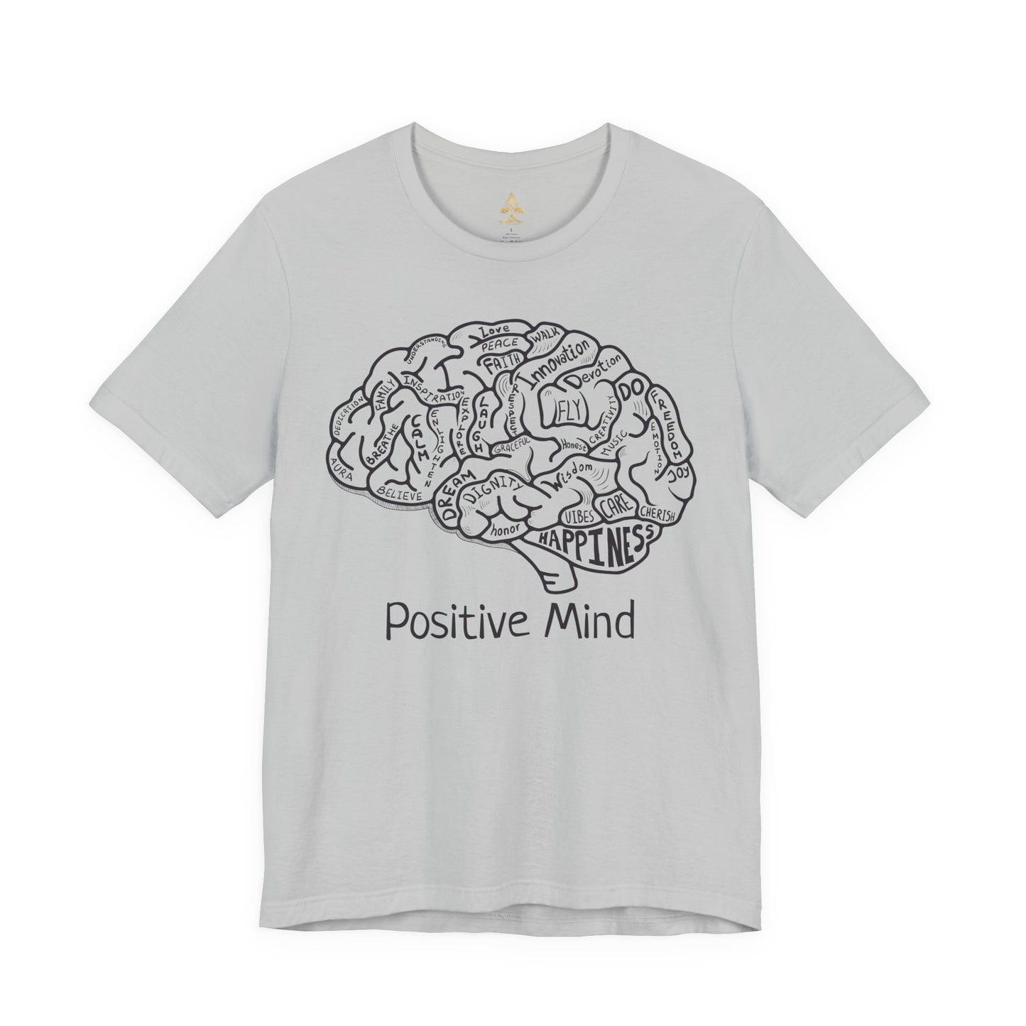 Positive Mind Classic Tee - Gray