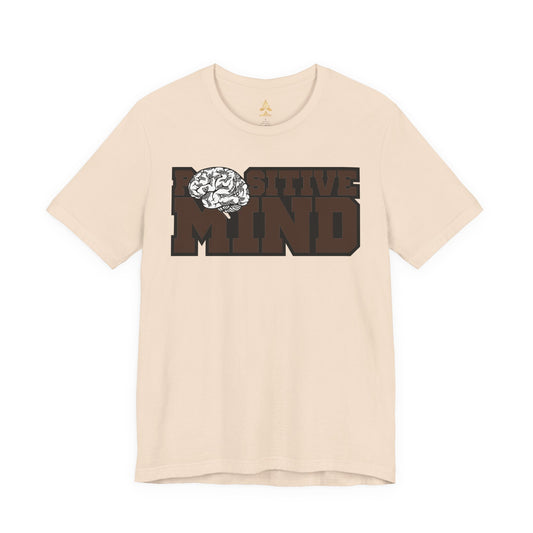 Positive Mind Varsity Tee - Cream