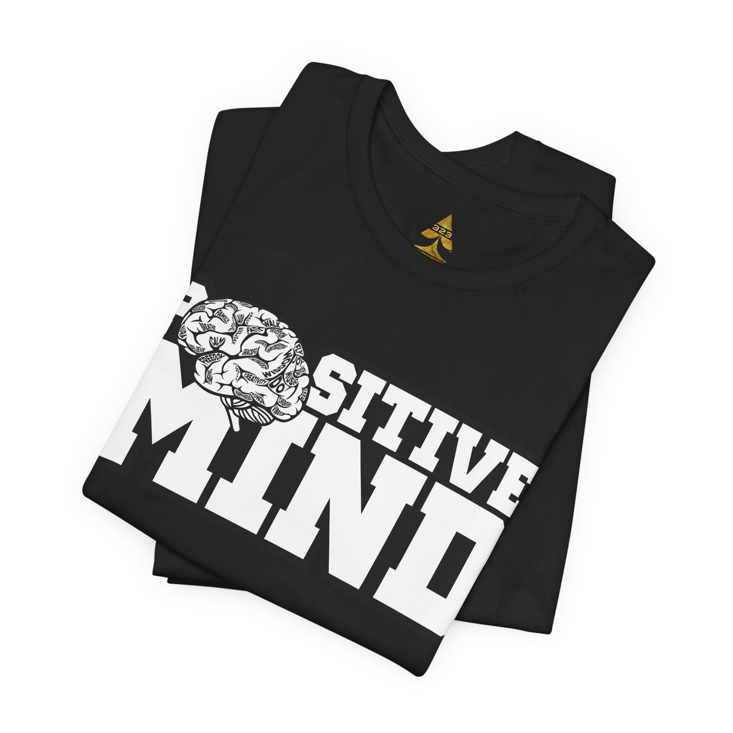 Positive Mind Varsity Tee - Black