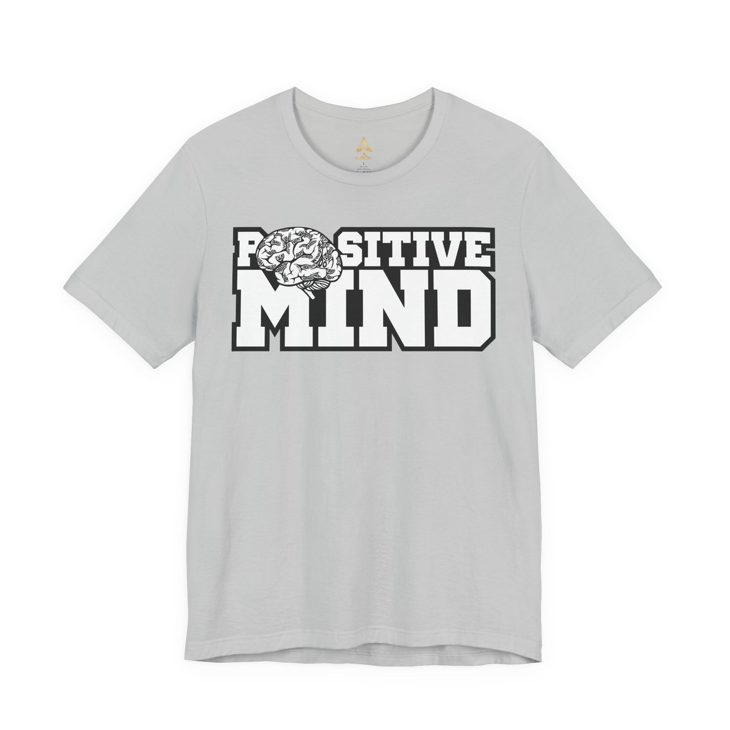 Positive Mind Varsity Tee - Gray
